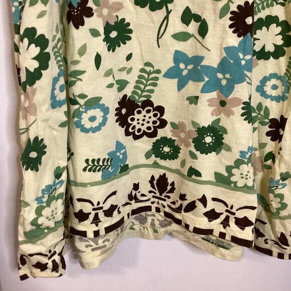 Streetwear Society Women's Yellow Floral Baby Doll Tank Top Camisole Size S/P - Picture 6 of 7